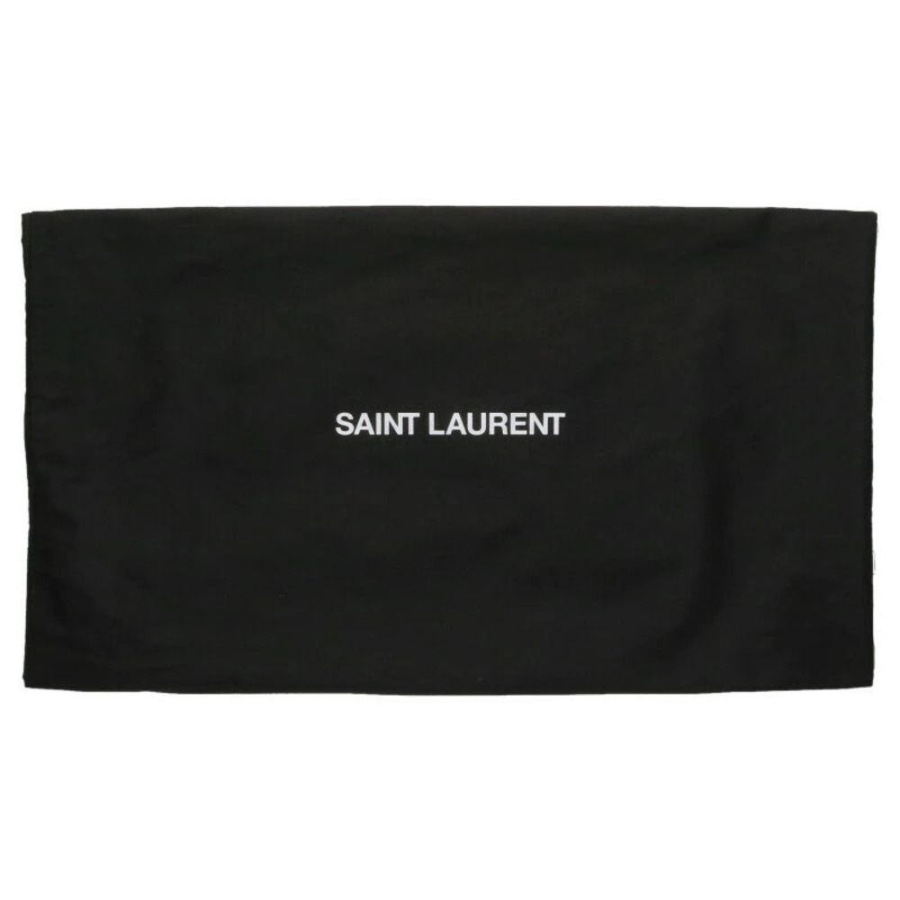 Saint Laurent Paris Logo Patent Vernis Tote Bag Black - Picture 5 of 5